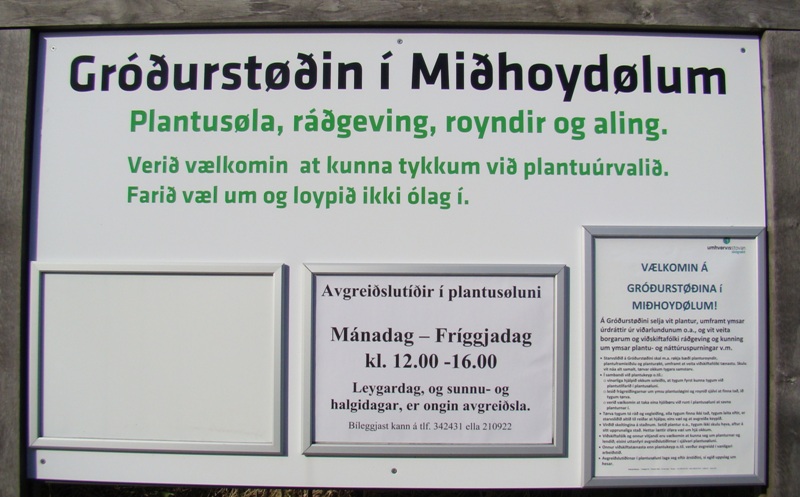 Planteskolen i Torshavn, Plantuskulin, Grodurstødin i Mid-Hoydali, Færøerne, Foroyar, www.dendrologi.dk, Martin Reimers